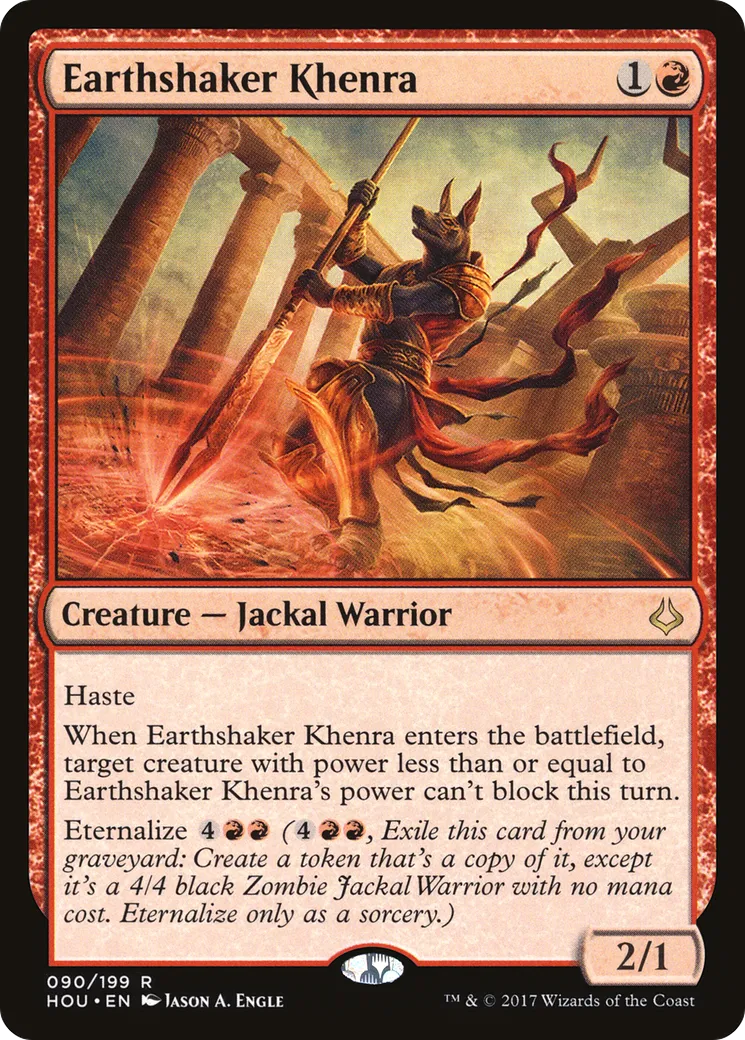 Khenra trembleterre — Hour of Devastation — Magic: The Gathering