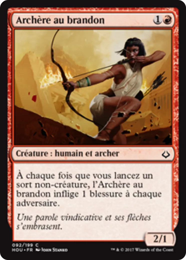 Archère au brandon — Hour of Devastation — Magic: The Gathering
