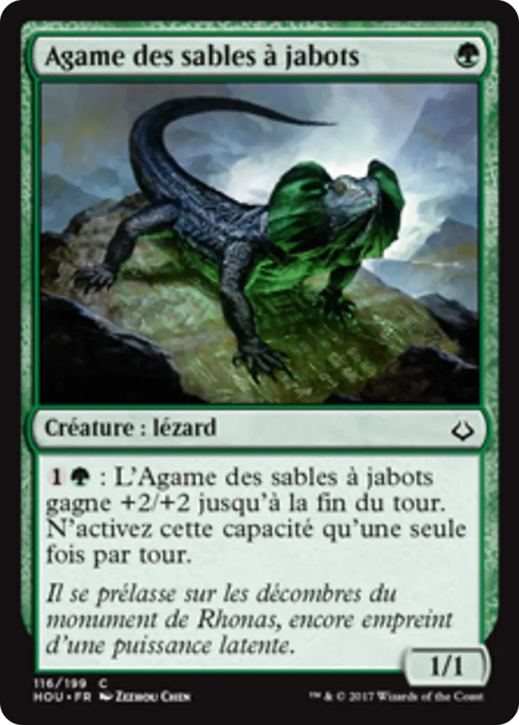 Agame des sables à jabots — Hour of Devastation — Magic: The Gathering