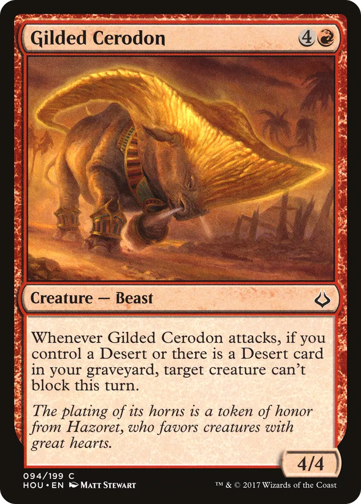 Cérodon doré — Hour of Devastation — Magic: The Gathering