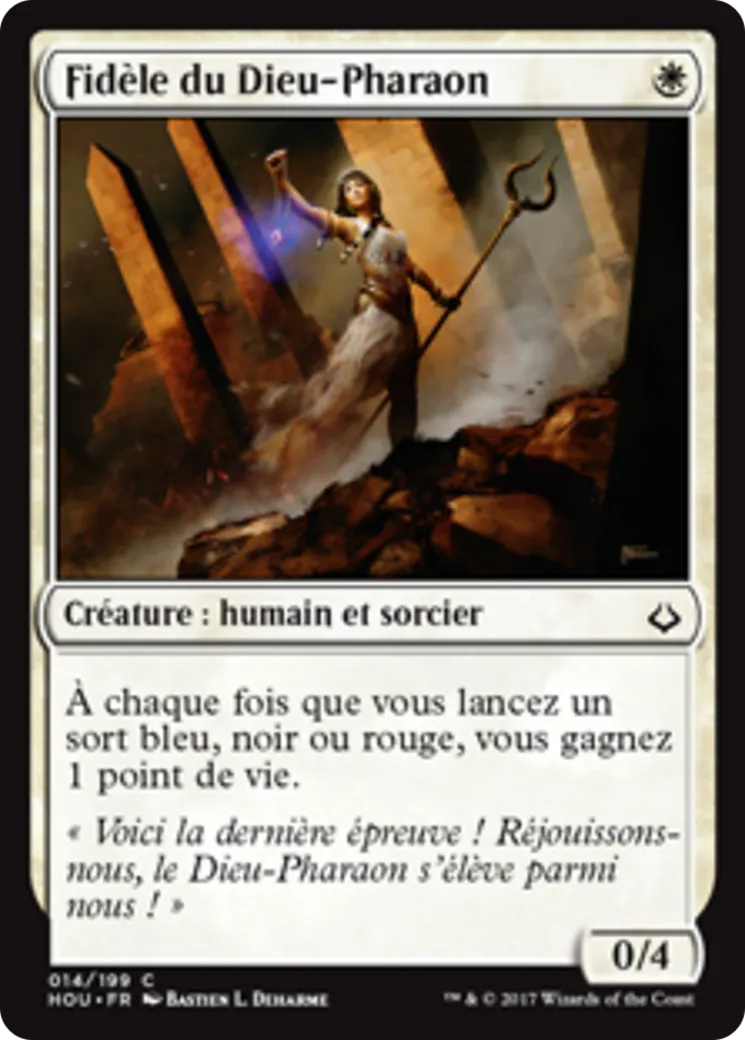 Fidèle du Dieu-Pharaon — Hour of Devastation — Magic: The Gathering