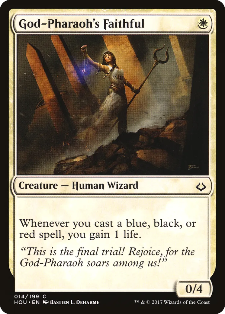 God-Pharaoh's Faithful — Hour of Devastation — Magic: The Gathering