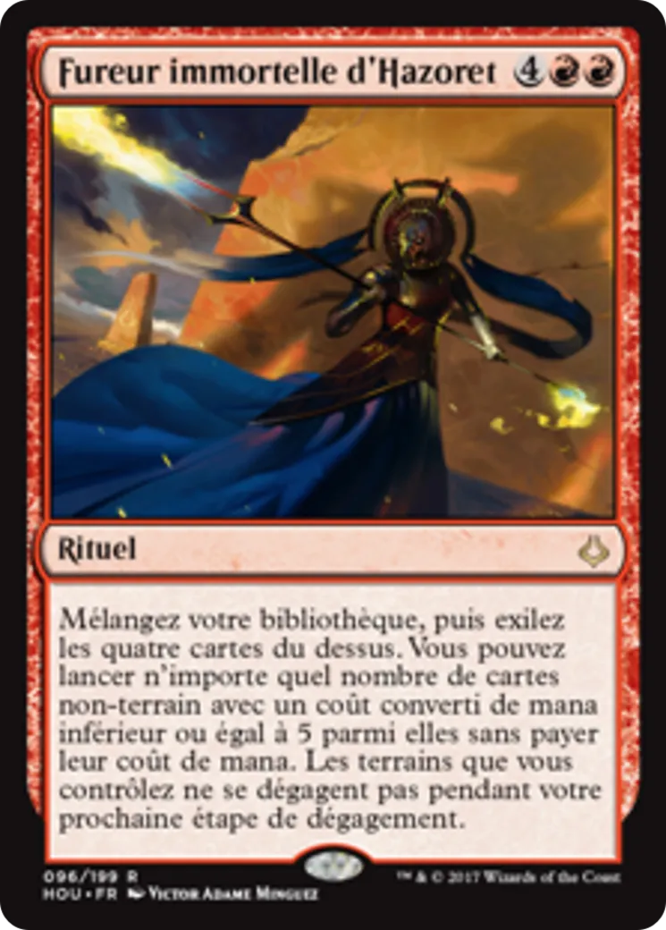 Fureur immortelle d'Hazoret — Hour of Devastation — Magic: The Gathering