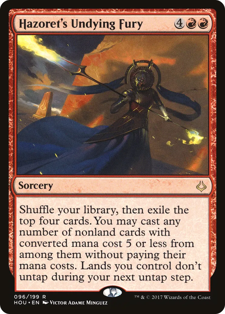 Hazoret's Undying Fury — Hour of Devastation — Magic: The Gathering