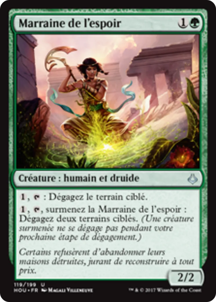 Marraine de l'espoir — Hour of Devastation — Magic: The Gathering