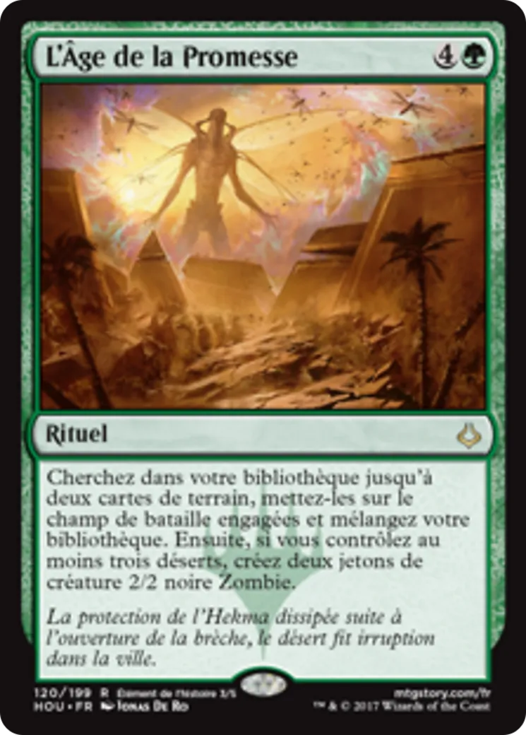 L'Âge de la Promesse — Hour of Devastation — Magic: The Gathering