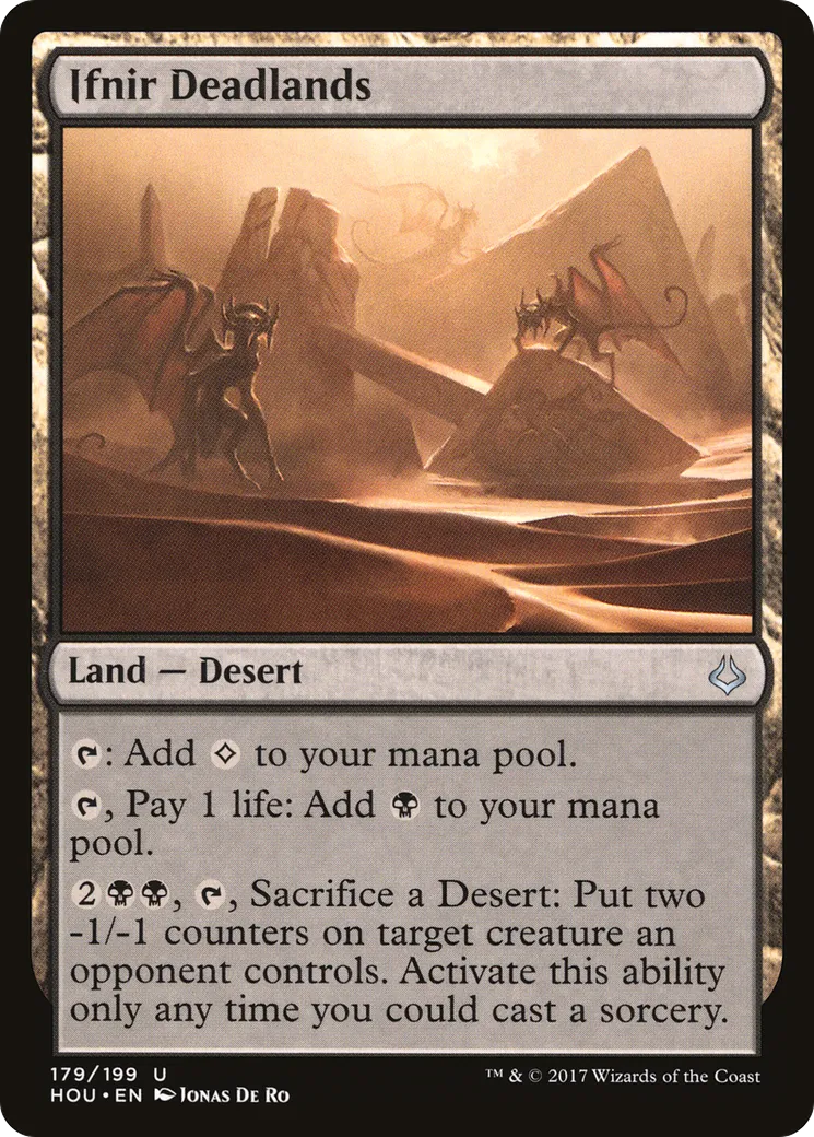 Morteterres d'Ifnir — Hour of Devastation — Magic: The Gathering