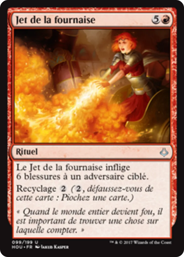 Jet de la fournaise — Hour of Devastation — Magic: The Gathering