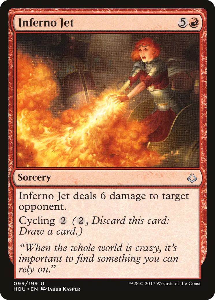 Jet de la fournaise — Hour of Devastation — Magic: The Gathering