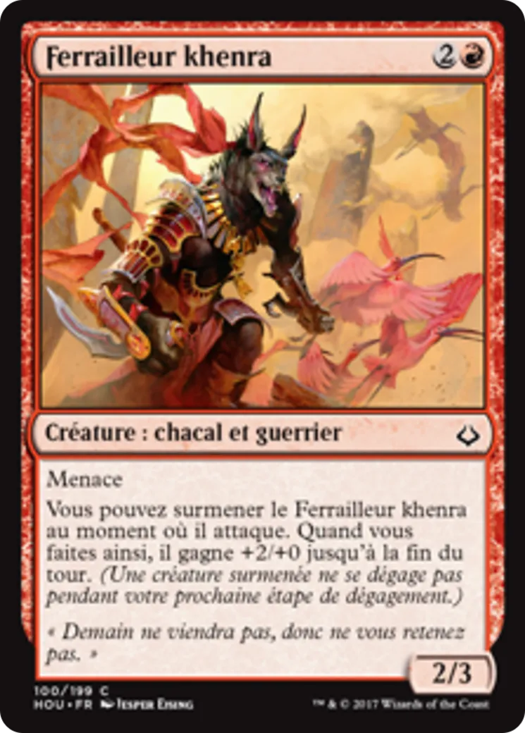 Ferrailleur khenra — Hour of Devastation — Magic: The Gathering