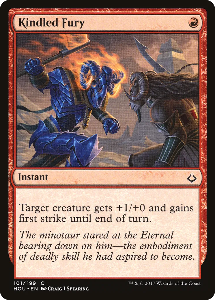 Fureur embrasée — Hour of Devastation — Magic: The Gathering