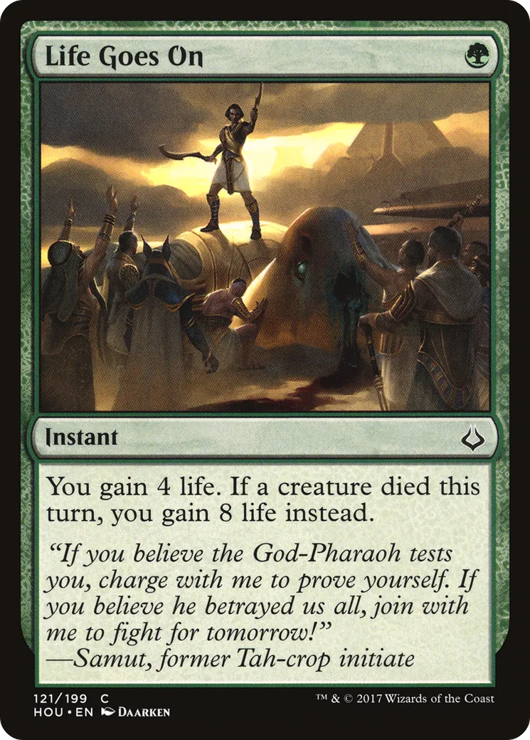 La vie continue — Hour of Devastation — Magic: The Gathering