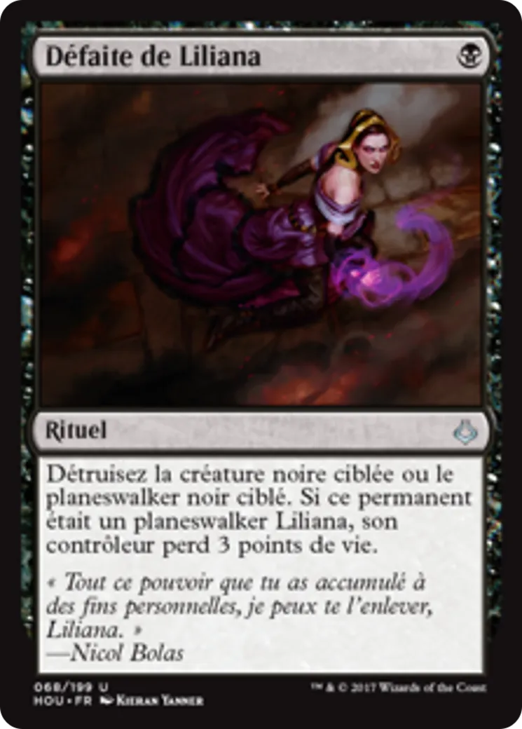 Défaite de Liliana — Hour of Devastation — Magic: The Gathering