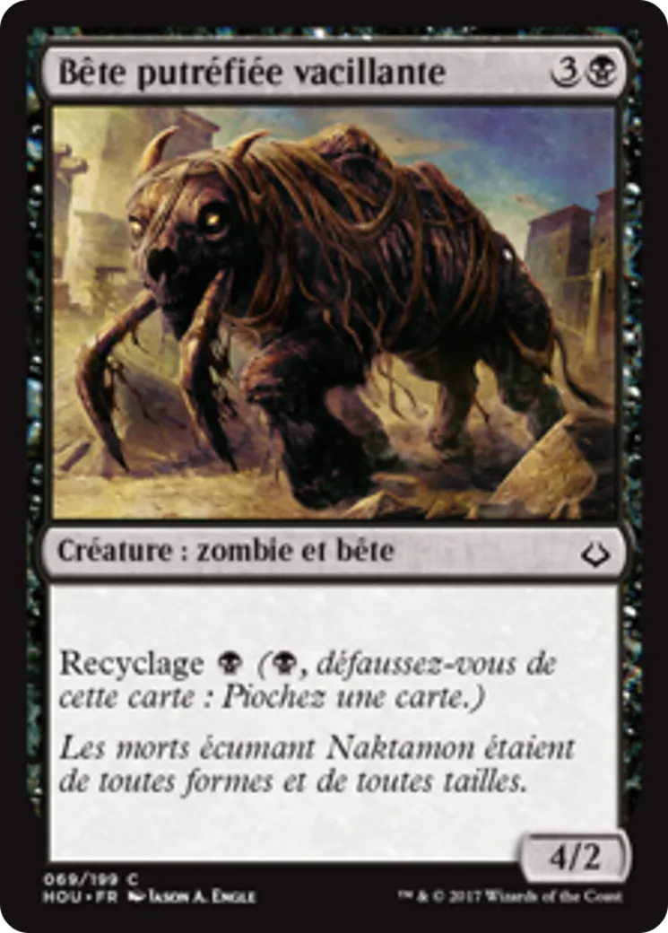 Bête putréfiée vacillante — Hour of Devastation — Magic: The Gathering