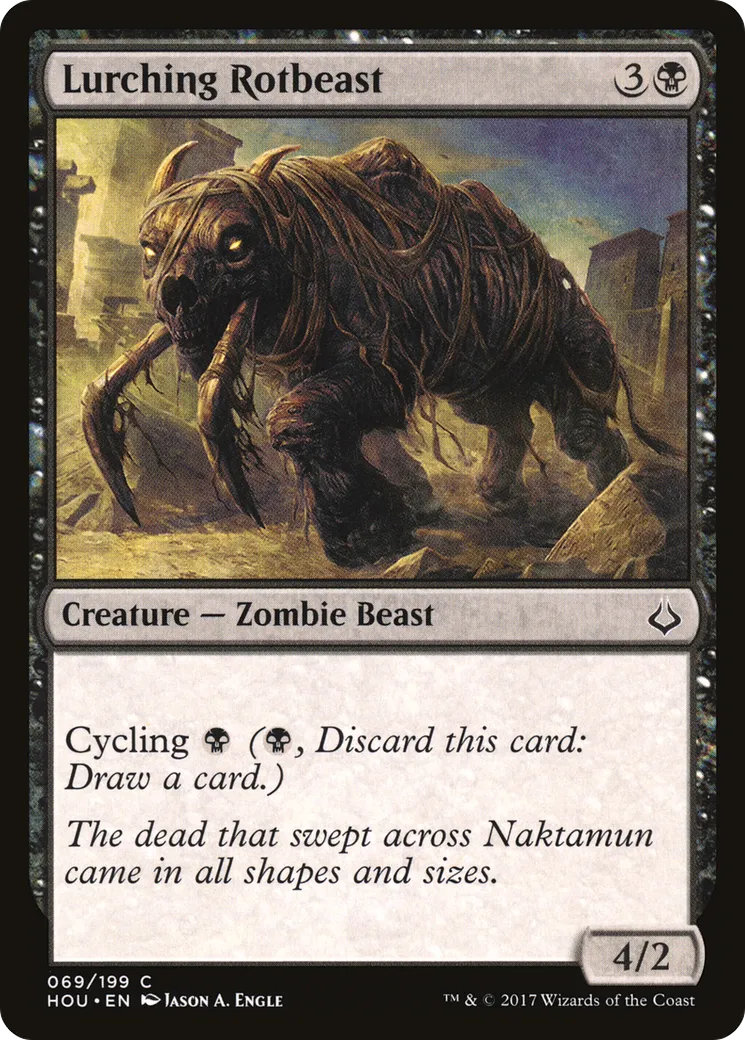 Lurching Rotbeast — Hour of Devastation — Magic: The Gathering