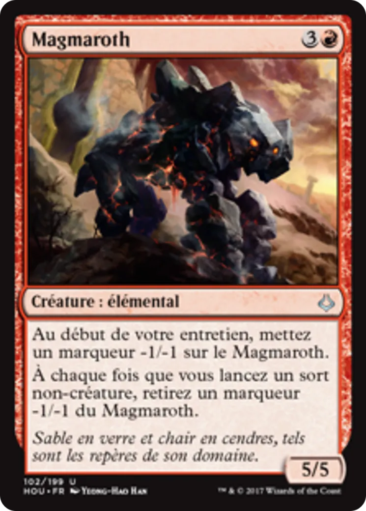 Magmaroth — Hour of Devastation — Magic: The Gathering