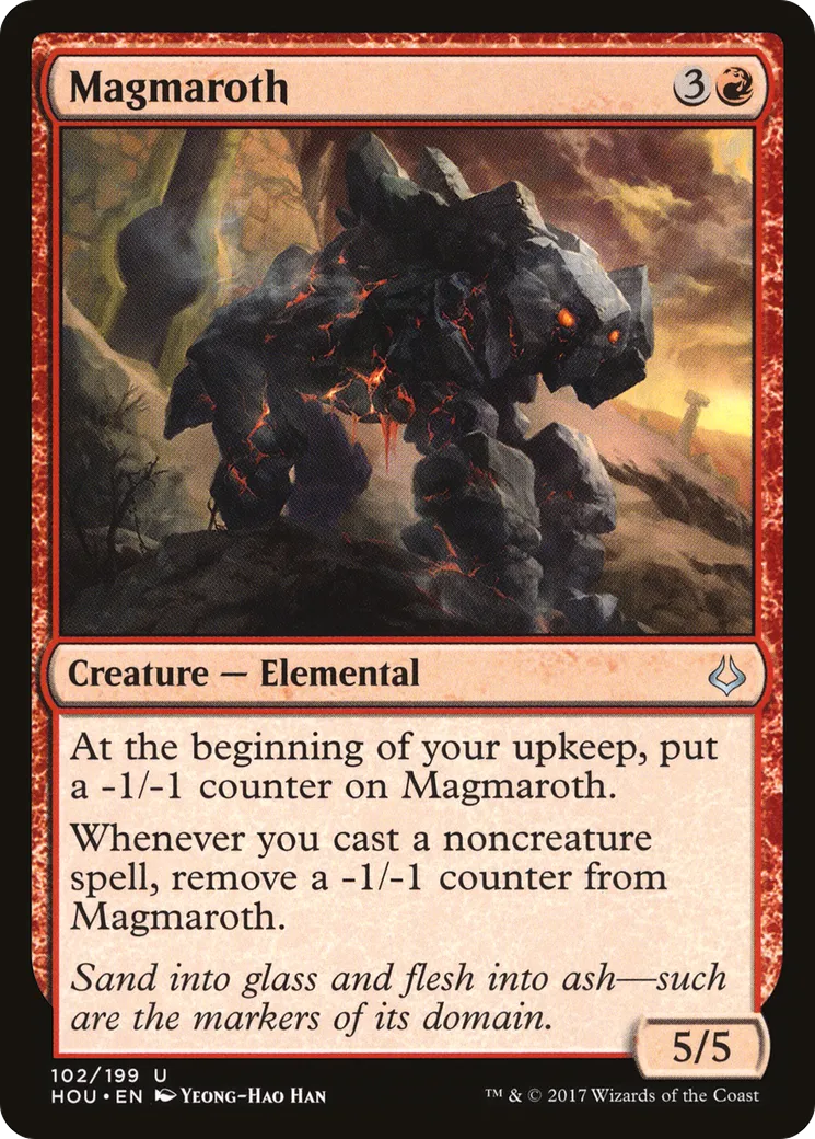 Magmaroth — Hour of Devastation — Magic: The Gathering