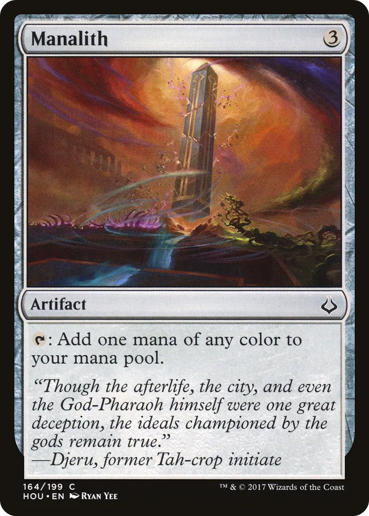 Manalith — Hour of Devastation — Magic: The Gathering