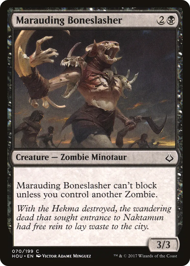 Marauding Boneslasher — Hour of Devastation — Magic: The Gathering