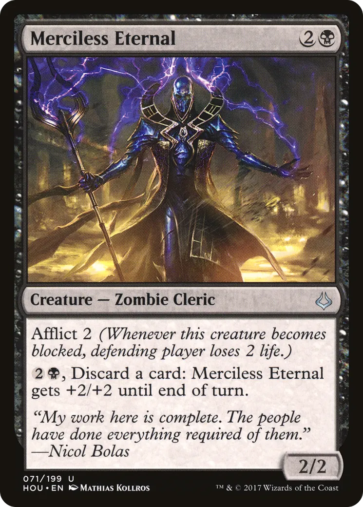 Merciless Eternal — Hour of Devastation — Magic: The Gathering
