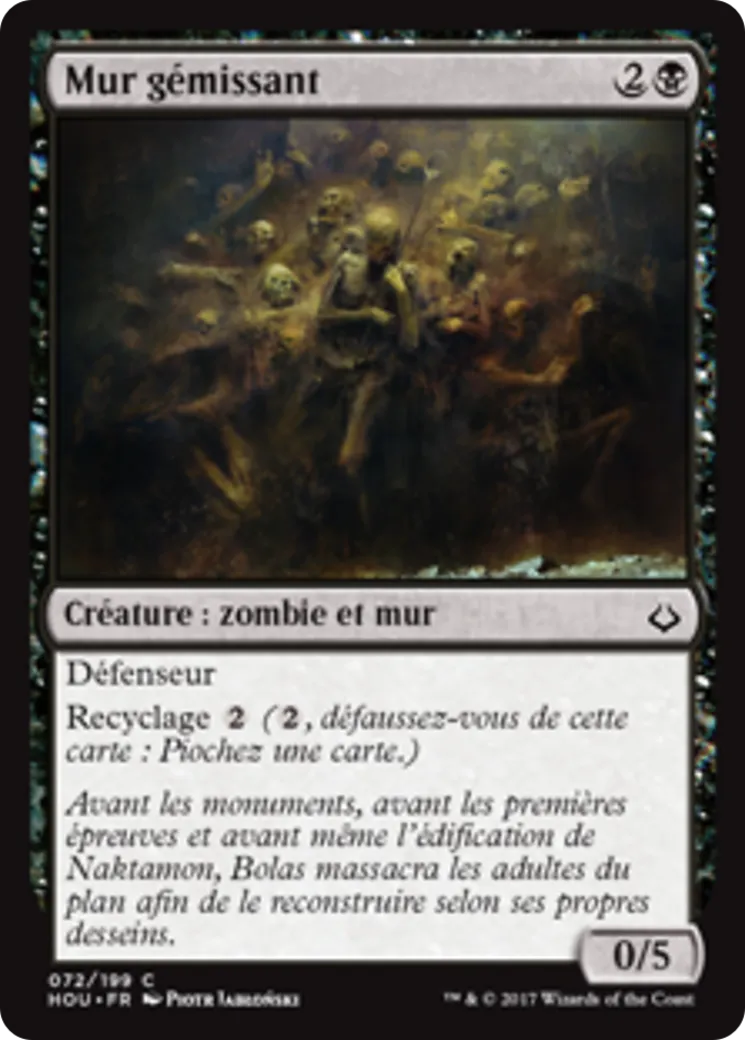 Mur gémissant — Hour of Devastation — Magic: The Gathering