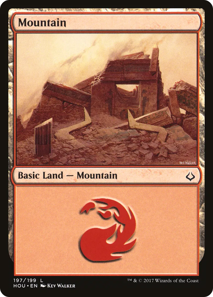 Mountain — Hour of Devastation — Magic: The Gathering