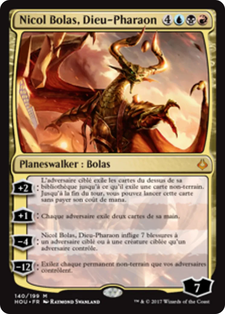 Nicol Bolas, Dieu-Pharaon — Hour of Devastation — Magic: The Gathering