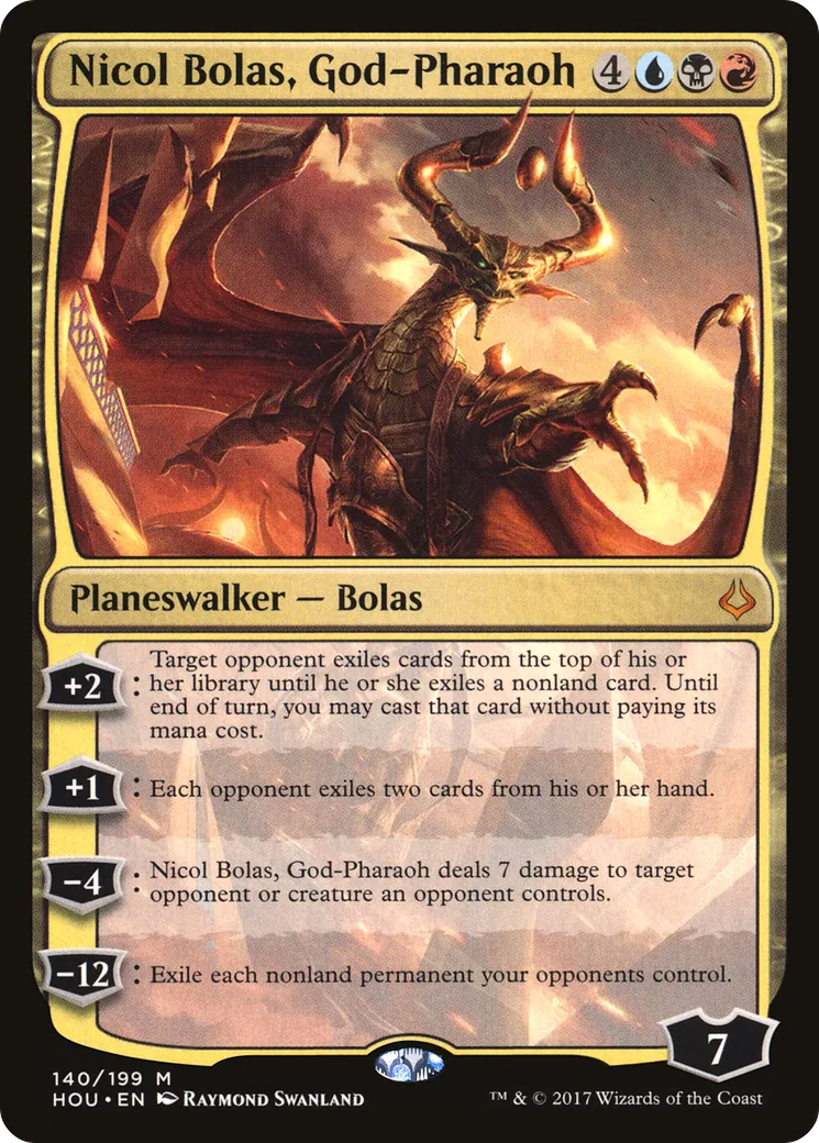 Nicol Bolas, God-Pharaoh — Hour of Devastation — Magic: The Gathering