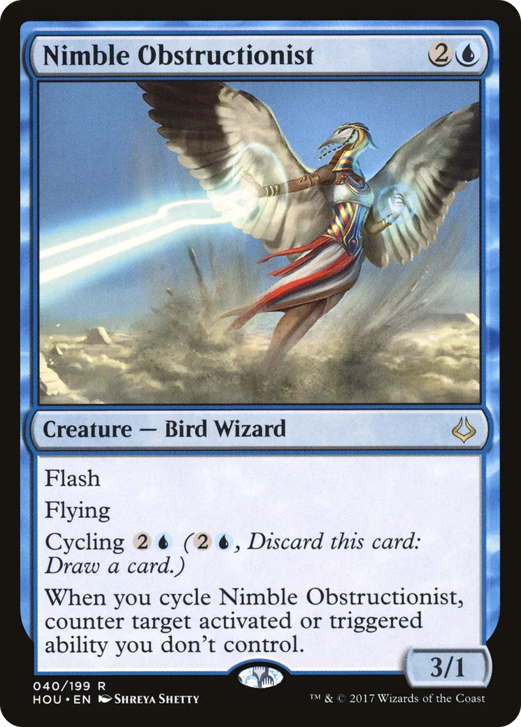 Nimble Obstructionist — Hour of Devastation — Magic: The Gathering