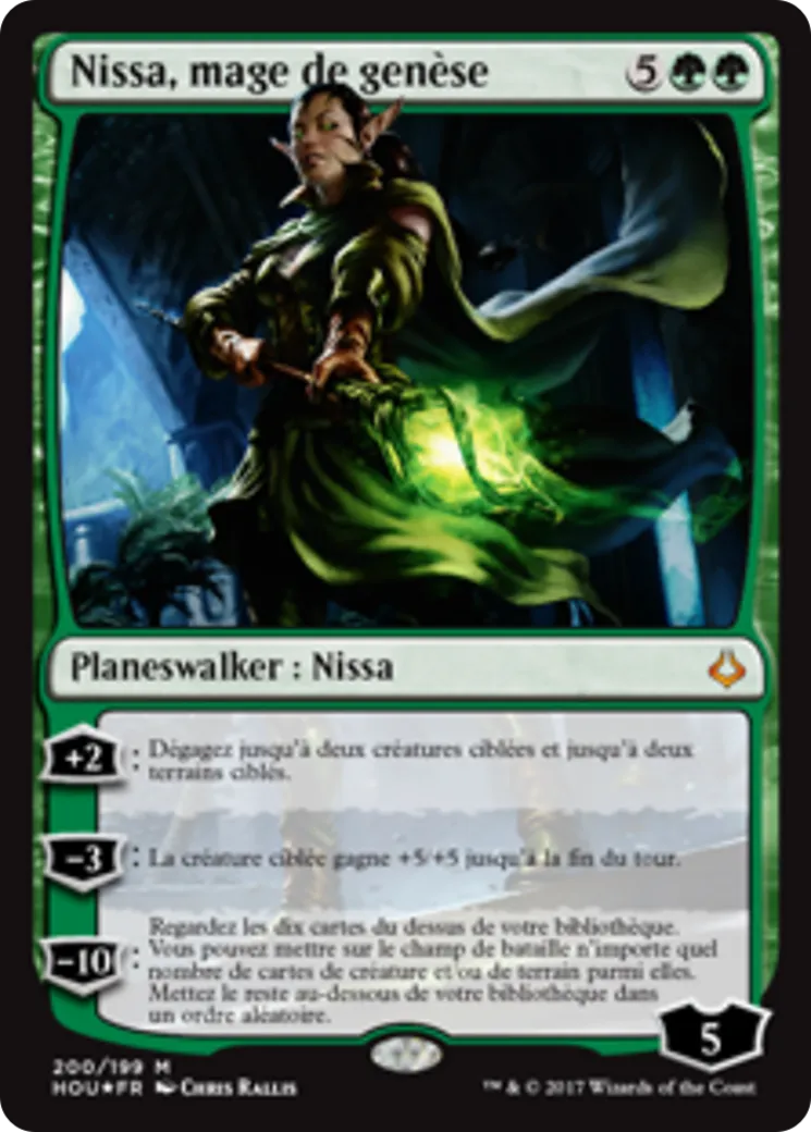 Nissa, mage de genèse — Hour of Devastation — Magic: The Gathering