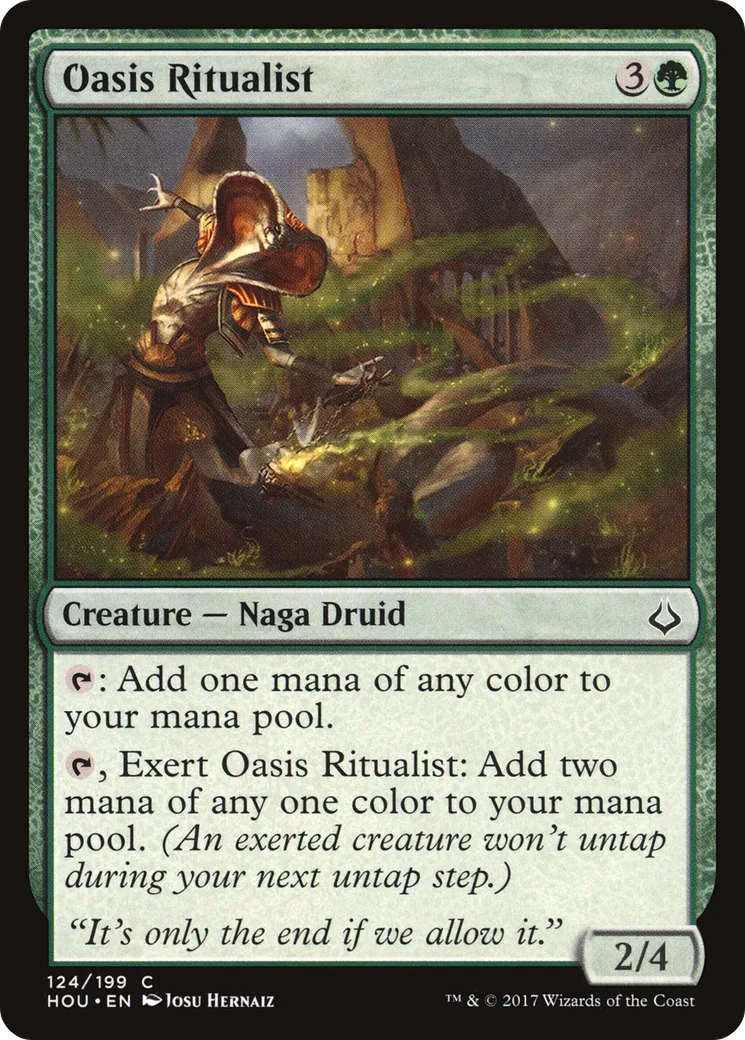 Oasis Ritualist — Hour of Devastation — Magic: The Gathering
