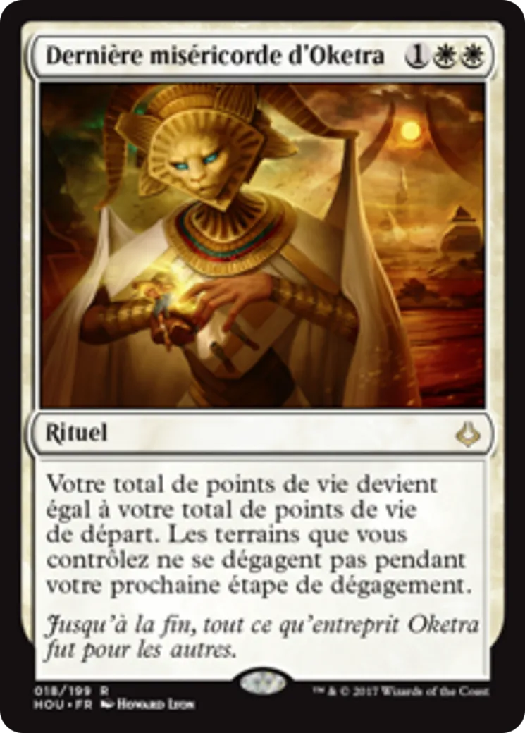 Dernière miséricorde d'Oketra — Hour of Devastation — Magic: The Gathering