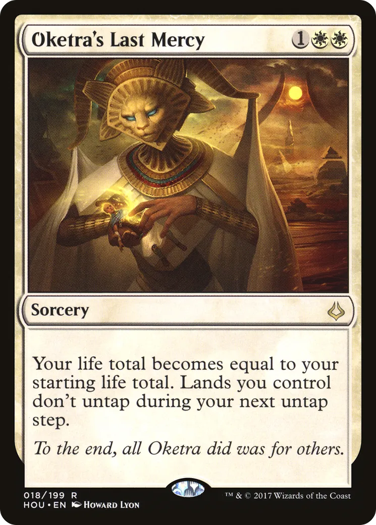 Dernière miséricorde d'Oketra — Hour of Devastation — Magic: The Gathering