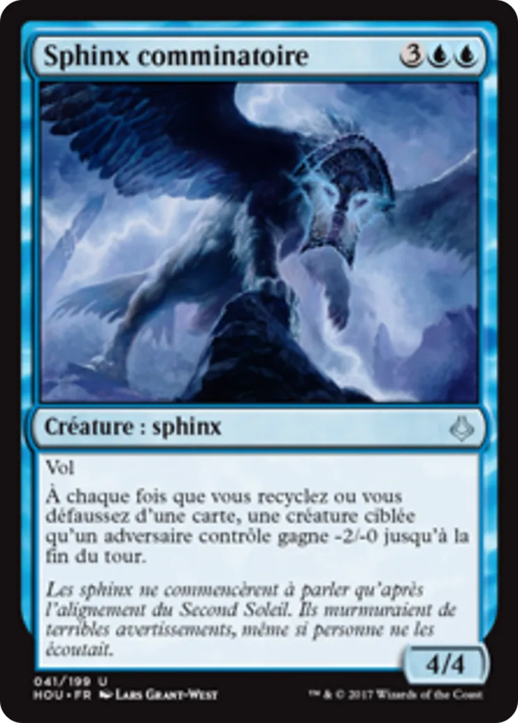 Sphinx comminatoire — Hour of Devastation — Magic: The Gathering