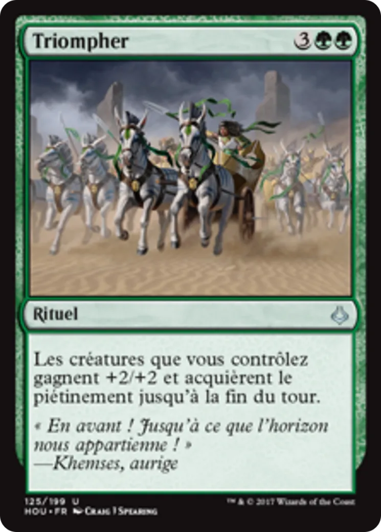 Triompher — Hour of Devastation — Magic: The Gathering