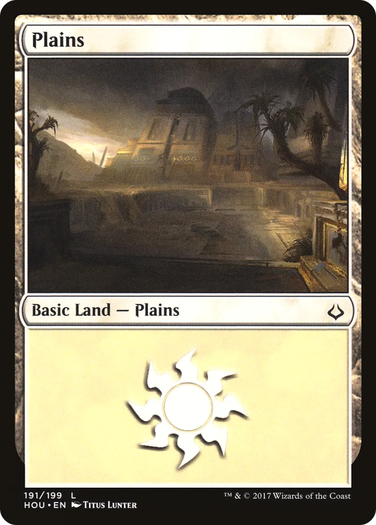 Plains — Hour of Devastation — Magic: The Gathering