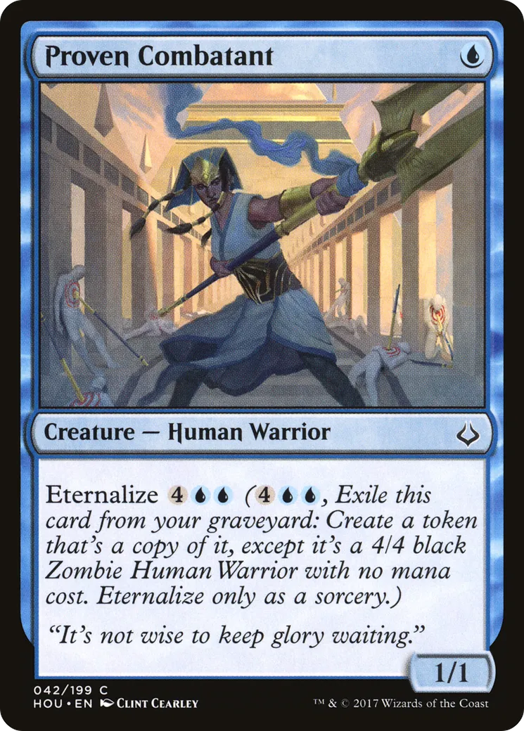 Combattante éprouvée — Hour of Devastation — Magic: The Gathering