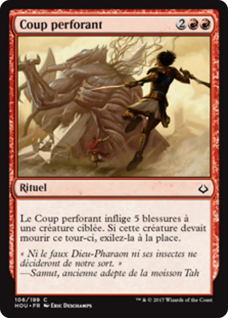 Coup perforant — Hour of Devastation — Magic: The Gathering