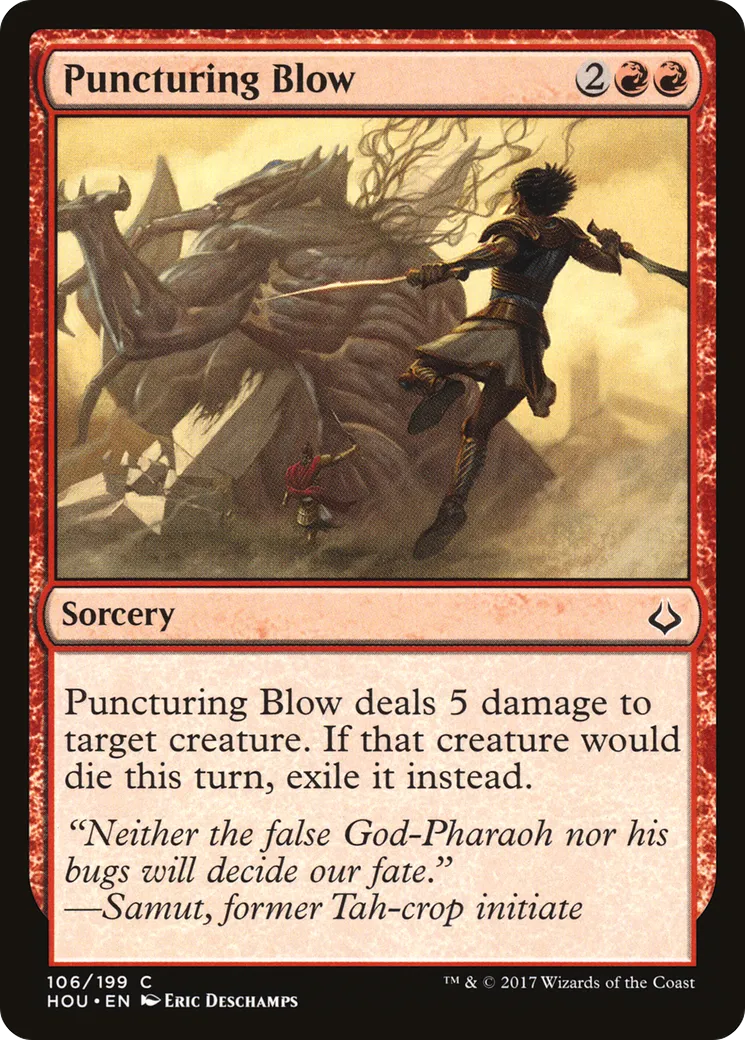 Coup perforant — Hour of Devastation — Magic: The Gathering