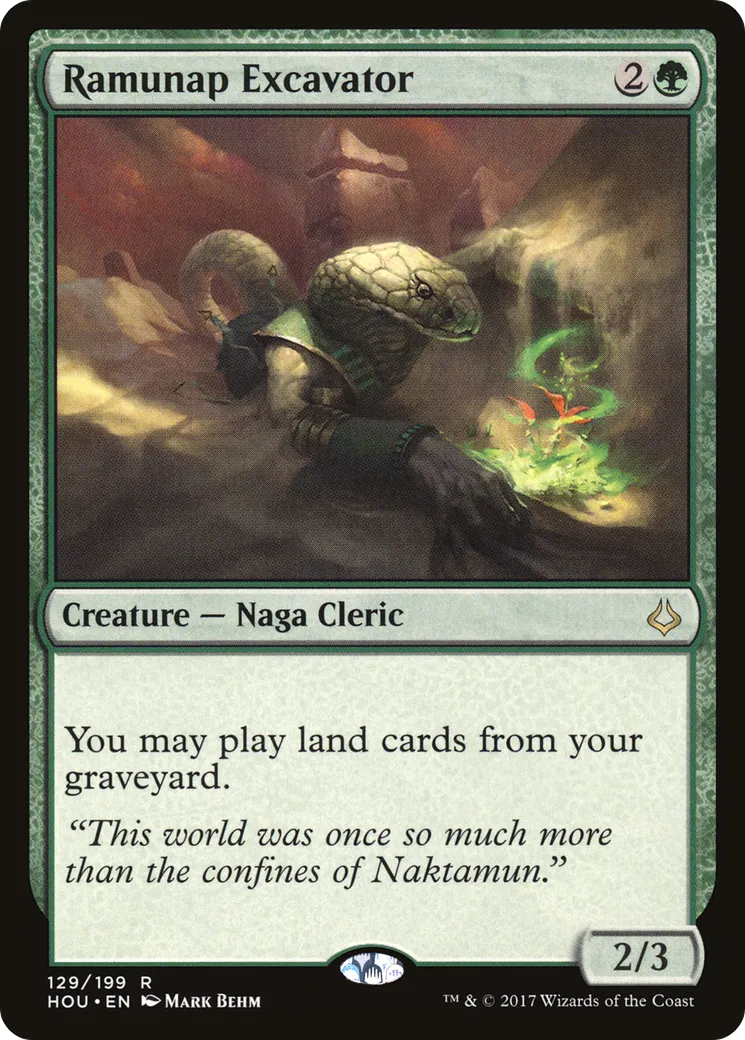 Ramunap Excavator — Hour of Devastation — Magic: The Gathering