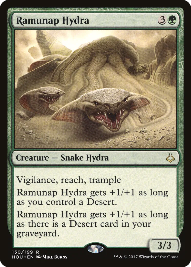 Ramunap Hydra — Hour of Devastation — Magic: The Gathering
