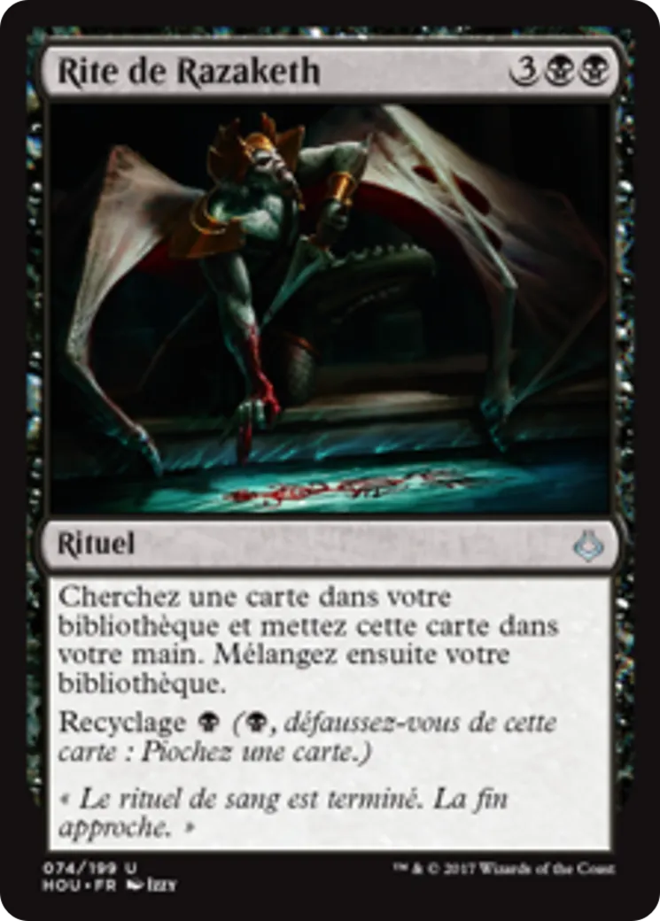 Rite de Razaketh — Hour of Devastation — Magic: The Gathering