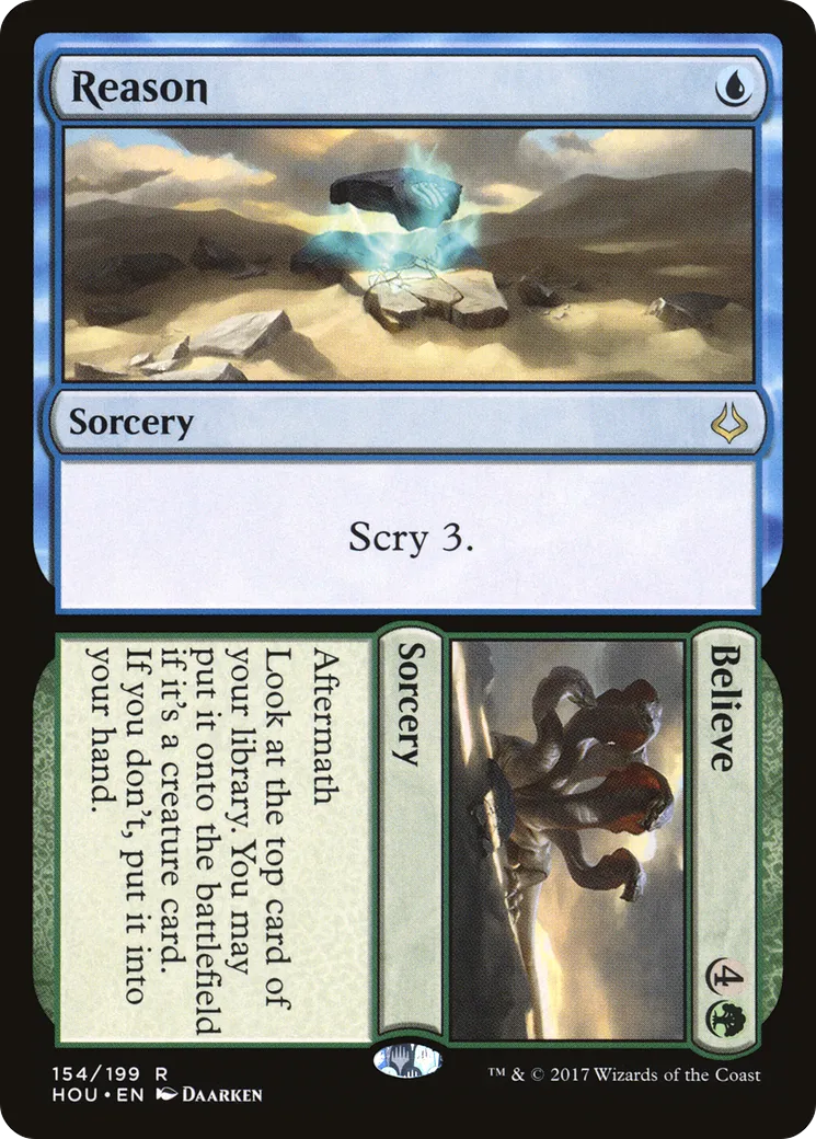 Reason // Believe — Hour of Devastation — Magic: The Gathering