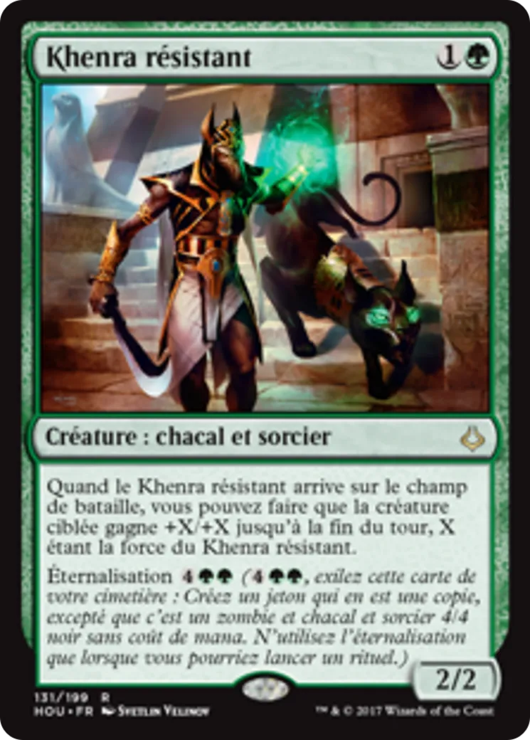 Khenra résistant — Hour of Devastation — Magic: The Gathering