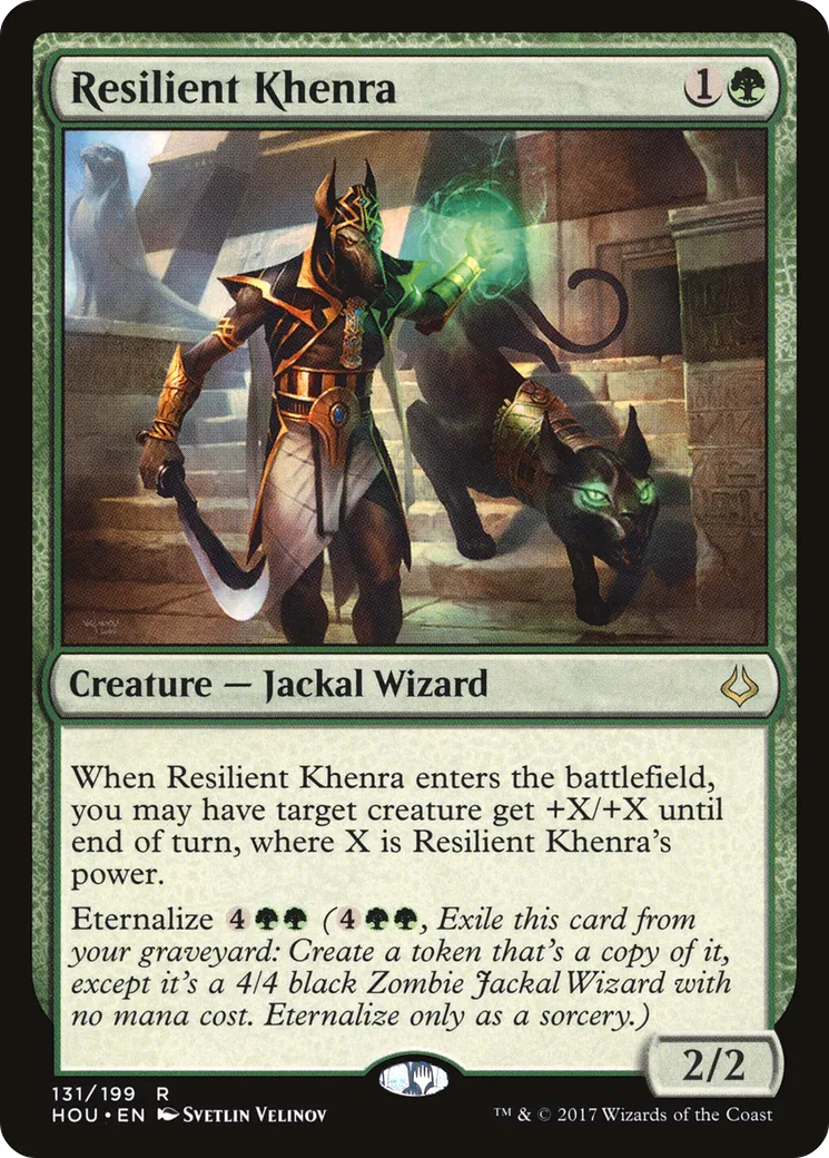 Resilient Khenra — Hour of Devastation — Magic: The Gathering