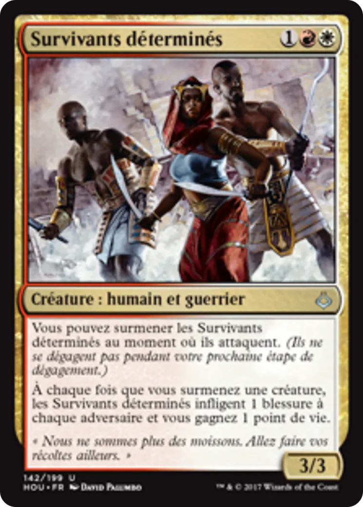 Survivants déterminés — Hour of Devastation — Magic: The Gathering