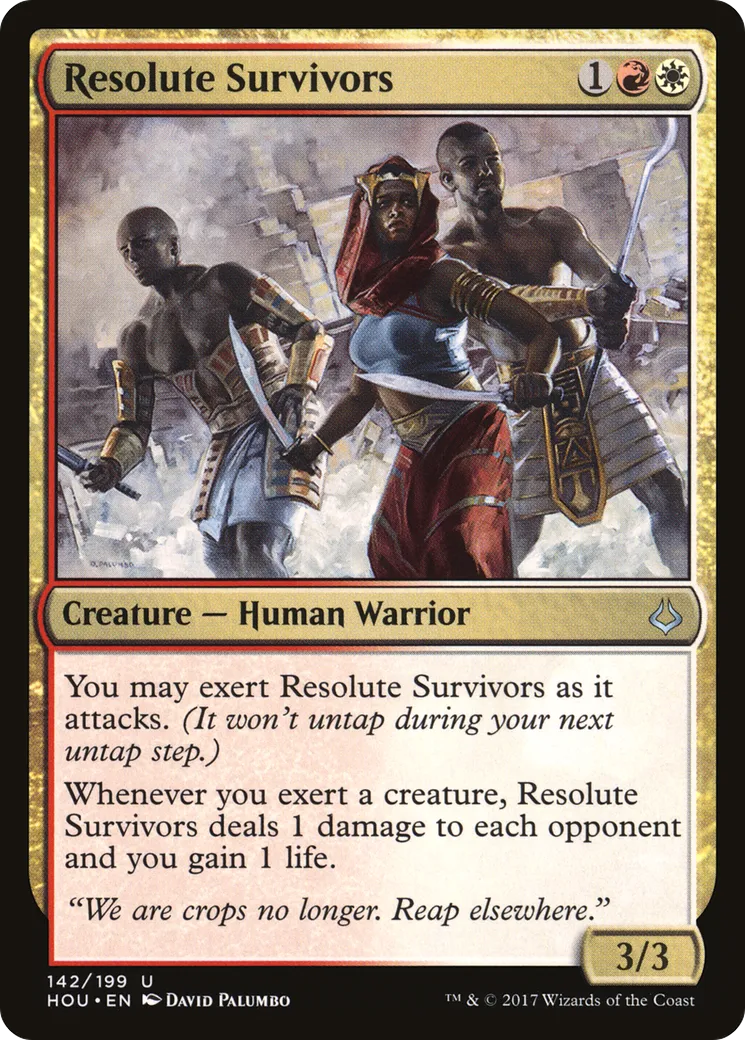 Survivants déterminés — Hour of Devastation — Magic: The Gathering