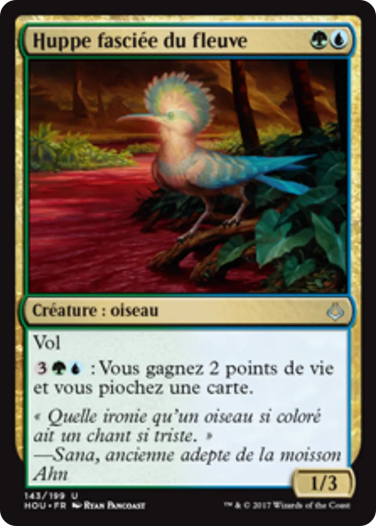 Huppe fasciée du fleuve — Hour of Devastation — Magic: The Gathering