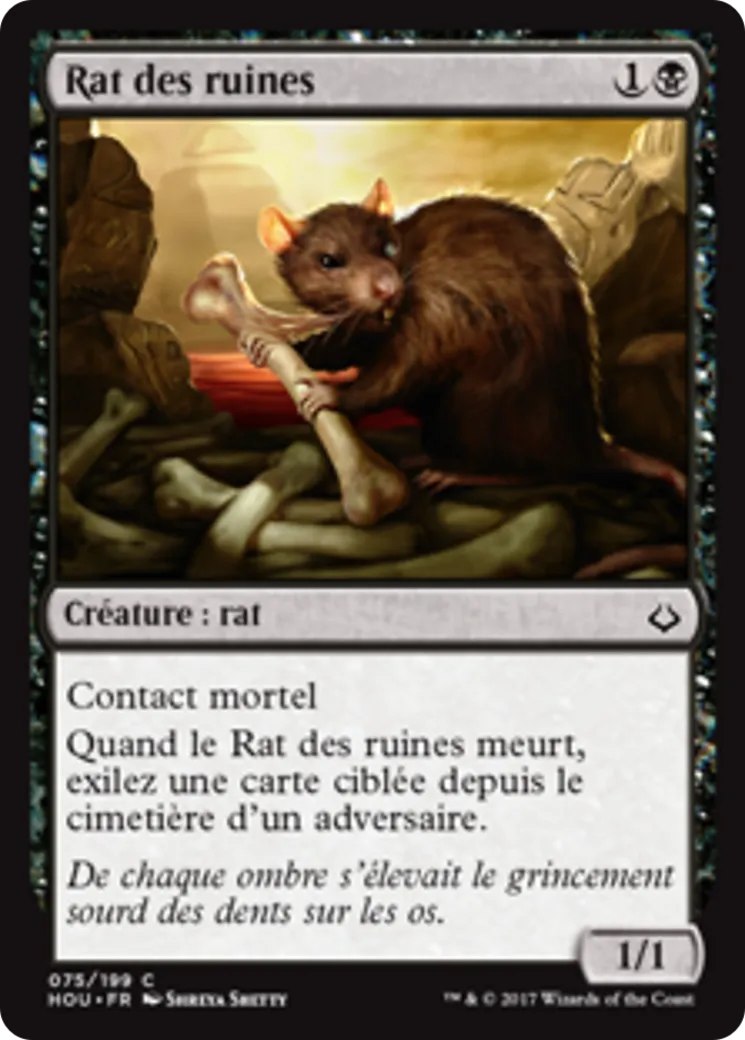 Rat des ruines — Hour of Devastation — Magic: The Gathering