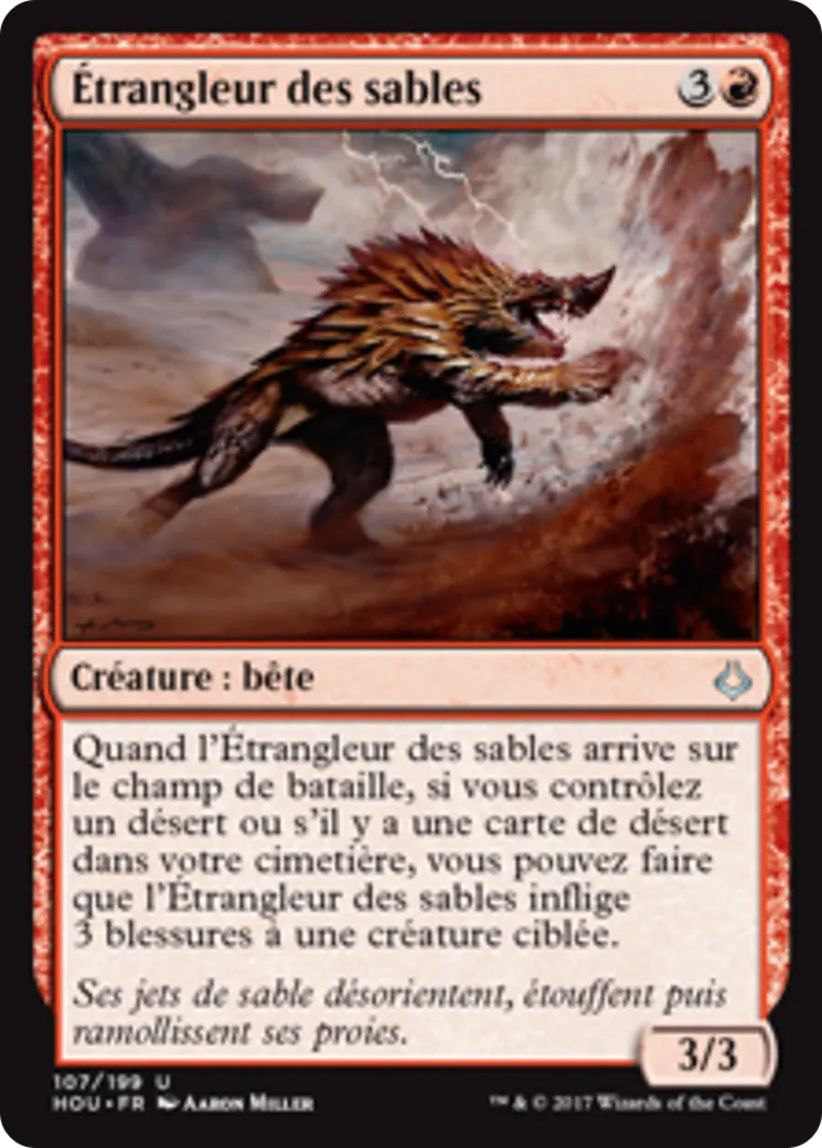 Étrangleur des sables — Hour of Devastation — Magic: The Gathering